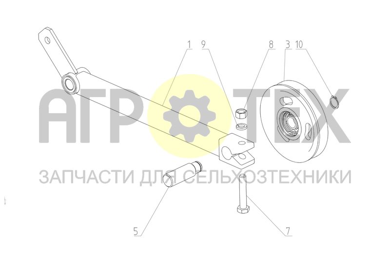 Чертеж Ролик (145.30.07.060)